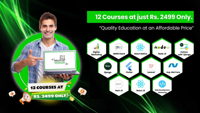 12 Courses at 2499/-