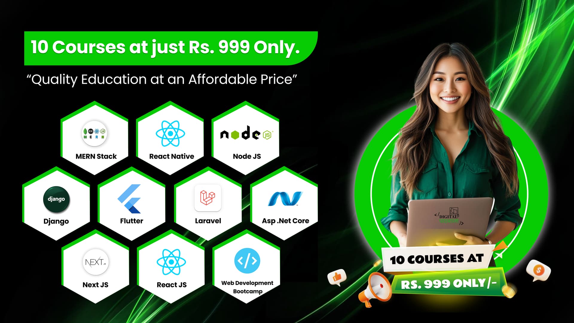 10 Courses at 999/-